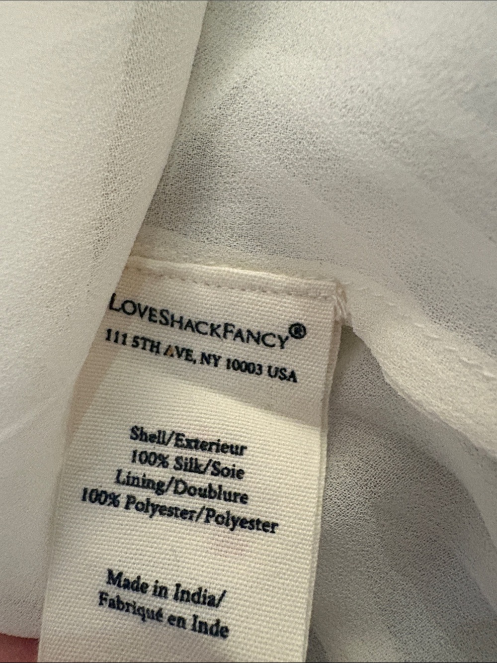 NWT [LoveShackFancy] Willia Silk Lace-Detailed Mini Skirt Women’s 0 - Picture 14 of 16
